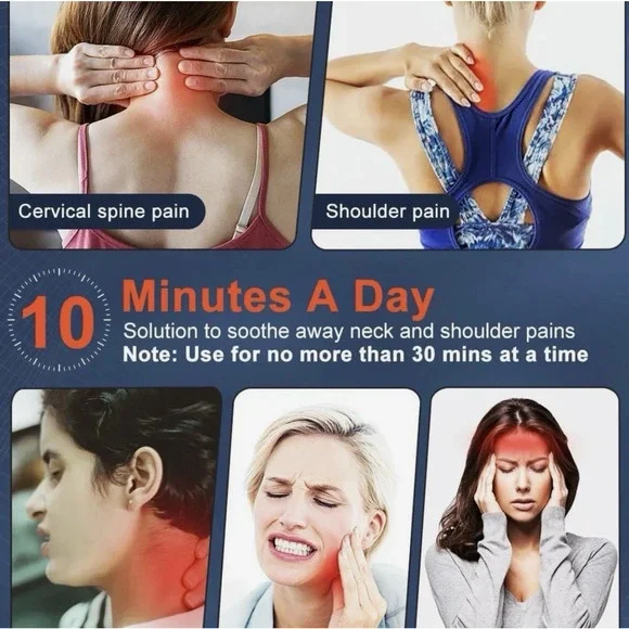 Cordless Heated Neck Stretcher Device – Rechargeable NTC Temperature Control, De - Picture 4 of 9